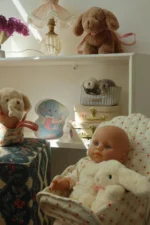 Pluszowy Piesek Torebka dla dzieci Konges Slojd – Puppy Bag Brown - obrazek 4