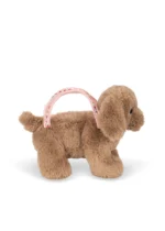 Pluszowy Piesek Torebka dla dzieci Konges Slojd – Puppy Bag Brown - obrazek 5
