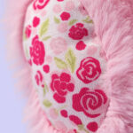 JellyCat Pluszowy Króliczek LUX Różowy z Kwiecistymi Uszami 31 cm - obrazek 2