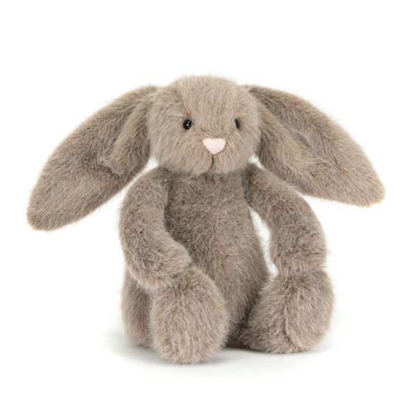 Pluszowy króliczek Fawn Flufflet Bunny Jellycat 18 cm różowy – luksusowa maskotka dla dziecka
