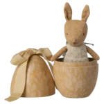 MAILEG jajko wielkanocne z królikiem Cream yellow