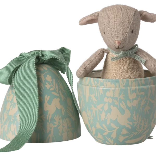 MAILEG jajko wielkanocne z owieczką Dusty mint