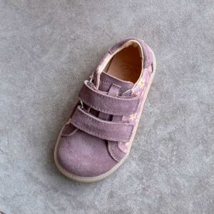 MRUGAŁA półbuty dziecięce LUMI BAREFOOT lawenda daisy