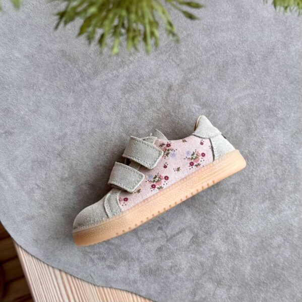 MRUGAŁA półbuty dziecięce LUMI BAREFOOT coconut bloom