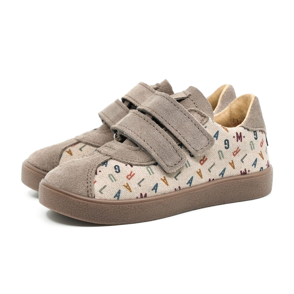 MRUGAŁA półbuty dziecięce PIKO desert literki