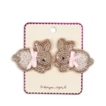 Spinki do włosów z króliczkami dla dzieci Konges Slojd