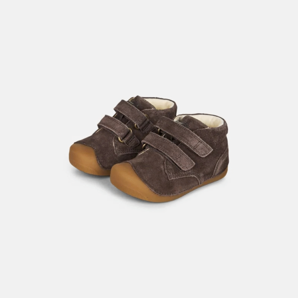 Petit Low Blossom Dark Brown barefoot buty dziecięce Bundgaard