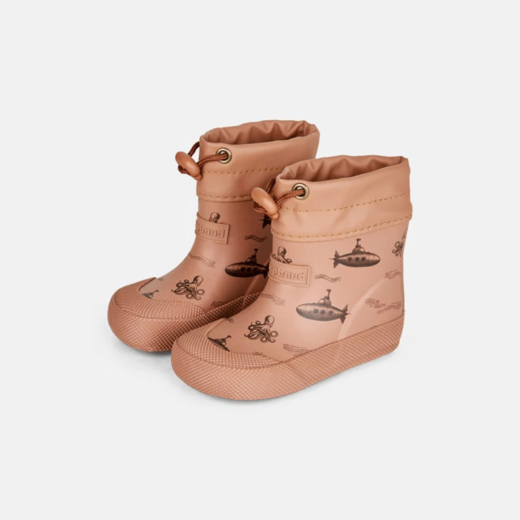 Kalosze dziecięce Bundgaard Cover Mocha Submarine barefoot