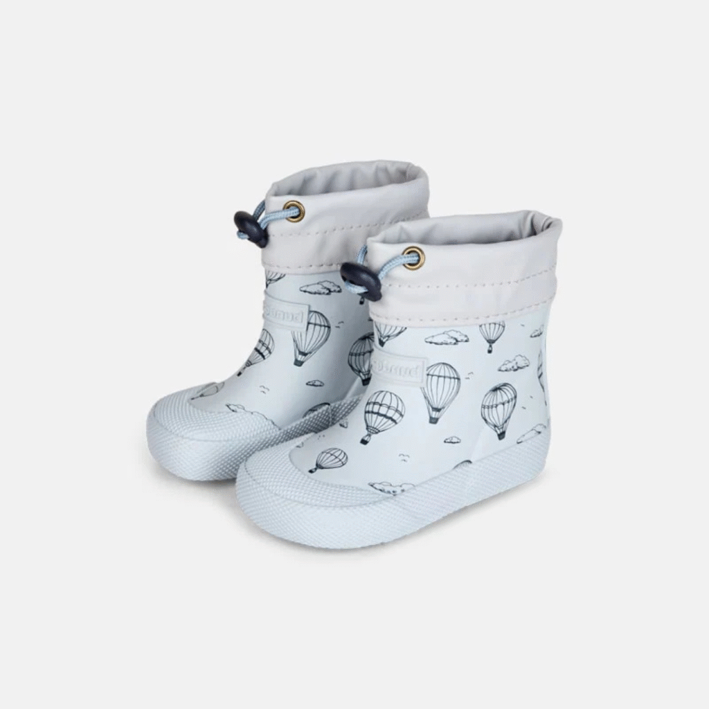 Kalosze dziecięce Bundgaard Cover Sky Balloon z naturalnej gumy