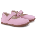 EMEL Barefoot Różowe Baleriny Dziecięce Na Rzep E 2826-2 – Chwali Piętka