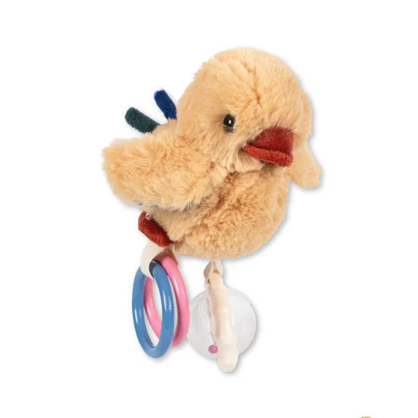 Przytulanka sensoryczna dla niemowlaka Fanga Fontana Kurczaczek