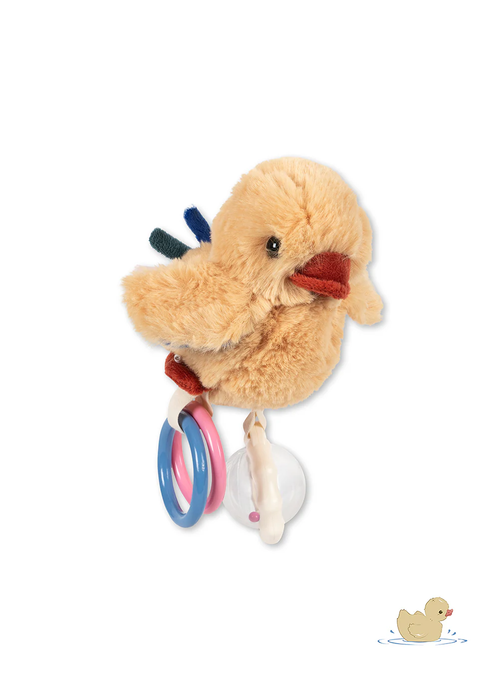 Fanga Fontana Kurczaczek – przytulanka sensoryczna dla niemowlaka Przytulanka sensoryczna dla niemowlaka Fanga Fontana Kurczaczek