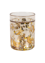 kubek dziecięcy Konges Slojd lets go bananas z brokatem 180 ml