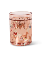 kubek dziecięcy Konges Slojd woof letter rose z brokatem 180 ml