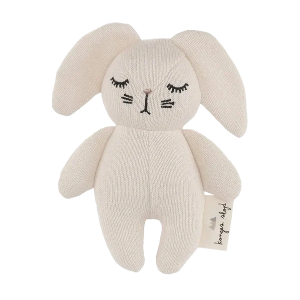 Przytulanka dla niemowlaka Konges Slojd Mini Rabbit Off White