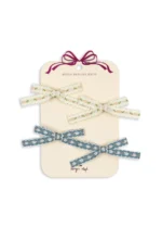 Spinki do włosów dla dzieci Konges Slojd 4 pack Bow Hair Clip multi