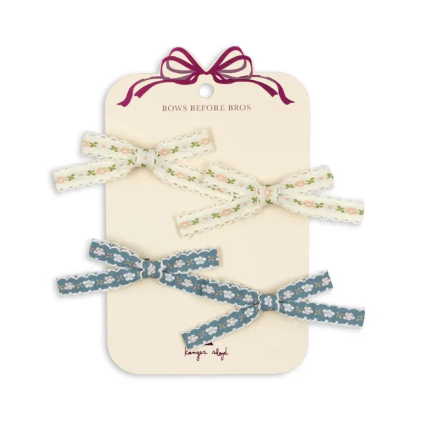 Spinki do włosów dla dzieci Konges Slojd 4 pack Bow Hair Clip multi