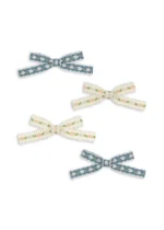 Konges Slojd Spinki do włosów z kokardkami dla dzieci 4-pack - obrazek 3