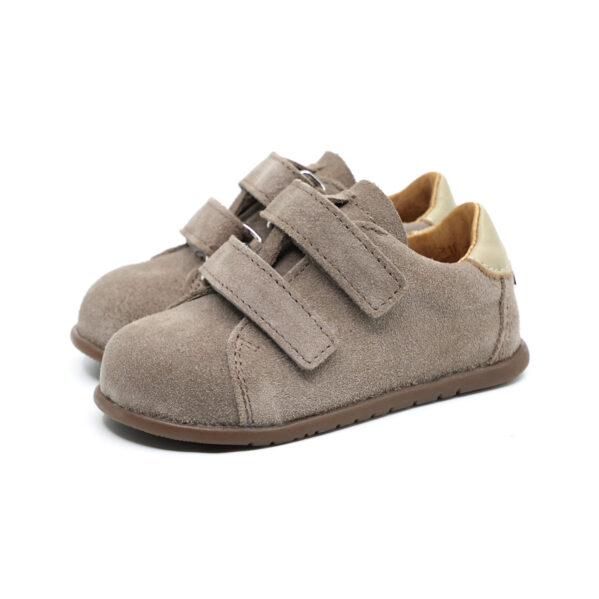 buty barefoot dla dzieci Mrugała MICRO desert skórzane półbuty dziecięce