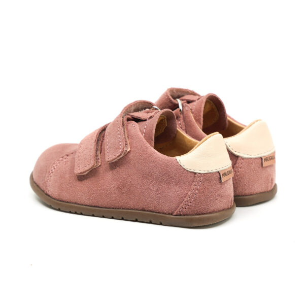 buty barefoot dla dzieci Mrugała MICRO rosa skórzane półbuty dziecięce