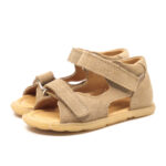 MRUGAŁA sandały dziecięce FLO Barefoot Sand 19–30 – skórzane sandały na lato