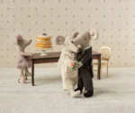 MAILEG Myszki Mąż i Żona Para Młoda 16 cm - WEDDING MICE - obrazek 2