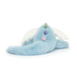 JellyCat Pluszowy Smok Błękitny 50 cm - obrazek 4
