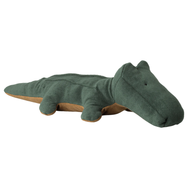 Krokodyl Maileg Safari Friends – Duży w Leśnej Zieleni (60 cm)