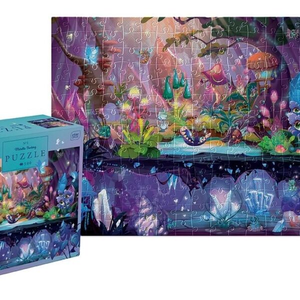 Interdruk Puzzle 500 Metallic Fantasy Magic Forest