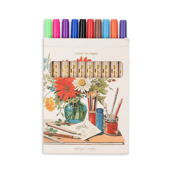 Konges Slojd magiczne flamastry Magic Pens 10 PCS Chwali Piętka