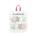 Rockahula Shimmer Star Clips spinki do włosów dla dziewczynki z błyszczącymi gwiazdkami