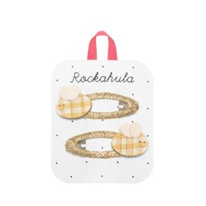 Rockahula Beryl Bee Clips spinki do włosów dla dziewczynki z pszczółkami