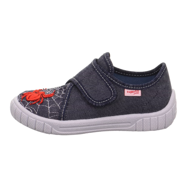 Kapcie do przedszkola Superfit Bill Blue Red Spider Chwali Piętka