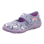 Kapcie do przedszkola Superfit Bonny Light Purple Unicorn Chwali Piętka