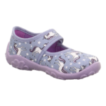 Kapcie do przedszkola Superfit Bonny Light Purple Unicorn Chwali Piętka