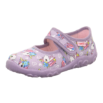 Superfit Bonny Lilac kapcie do przedszkola z jednorożcami Chwali Piętka