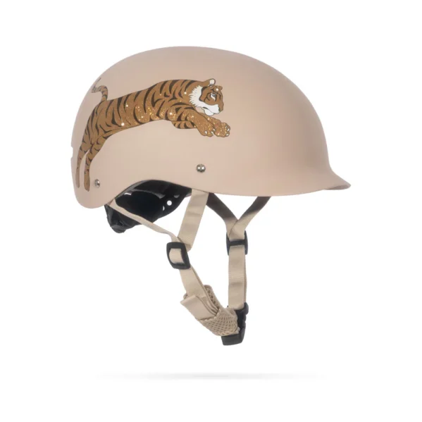 Kask dziecięcy Konges Slojd Tiger z motywem tygrysa – Chwali Piętka