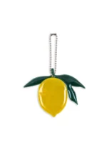 Konges Slojd Bag Charm Reflex Lemon – odblaskowa zawieszka do plecaka | Chwali Piętka