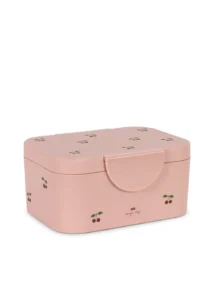 Konges Slojd Lunch Box Cherry Pink – różowy pojemnik śniadaniowy dla dzieci | Chwali Piętka
