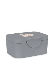 Konges Slojd Lunch Box Swan Blue – pojemnik śniadaniowy dla dzieci | Chwali Piętka