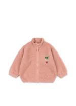 Kurtka teddy dziecięca Konges Slojd Jody Mellow Rose – Chwali Piętka