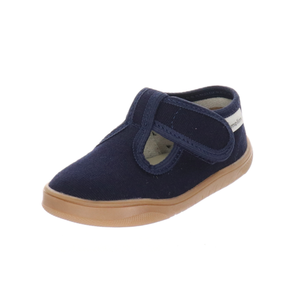 Kapcie barefoot MILAMI Granatowe T-Bar – Chwali Piętka