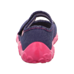 Superfit Bonny Navy Heart granatowe kapcie do przedszkola z cekinowym sercem Chwali Piętka