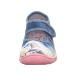 Superfit Belinda Blue Pink błękitne kapcie do przedszkola z pegazem Chwali Piętka