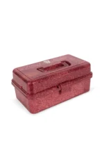 Różowa brokatowa walizka kreatywna Konges Slojd Glitter Rose – Chwali Piętka