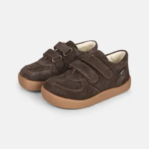 Sneakersy barefoot dla dzieci Bundgaard Lane Dark Brown TEX z membraną – Chwali Piętka