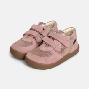 Sneakersy barefoot dla dzieci Bundgaard Lane Vintage Rose Glitter TEX – Chwali Piętka