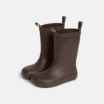 Kalosze barefoot dla dzieci Bundgaard Atlas Dark Brown z naturalnej gumy – Chwali Piętka