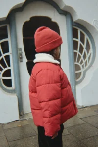 Konges Slojd czapka dziecięca Avely Beanie Cardinal z bawełny organicznej – Chwali Piętka