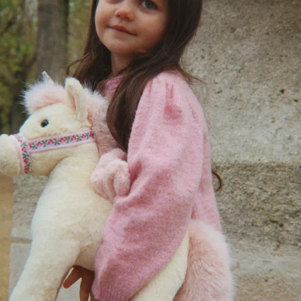 Pluszowy jednorożec Konges Slojd Starlight Unicorn Off White 38 cm – Chwali Piętka